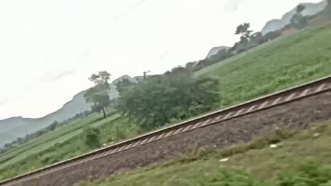 Train journey in India
