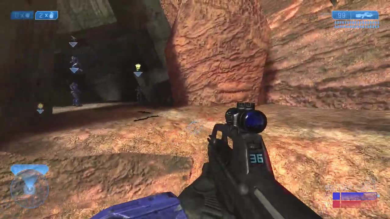 Halo 2 - Big Team Slayer on Burial Mounds Multiplayer Gameplay