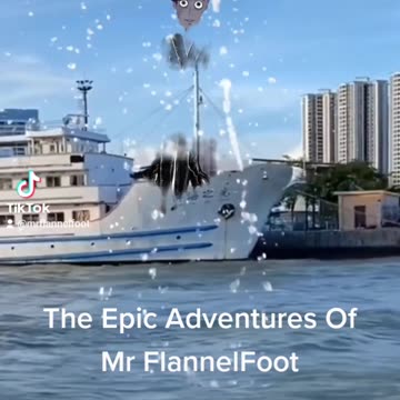 Mr FlannelFoot gets around