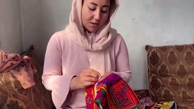 Afghan women drop studies to stave off poverty