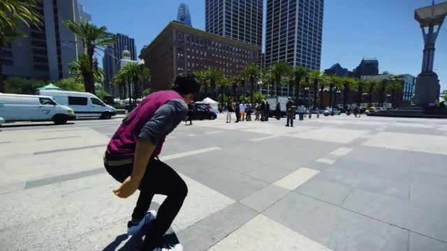 Skateboard Parkour in 8k - Streets of San Francisco!