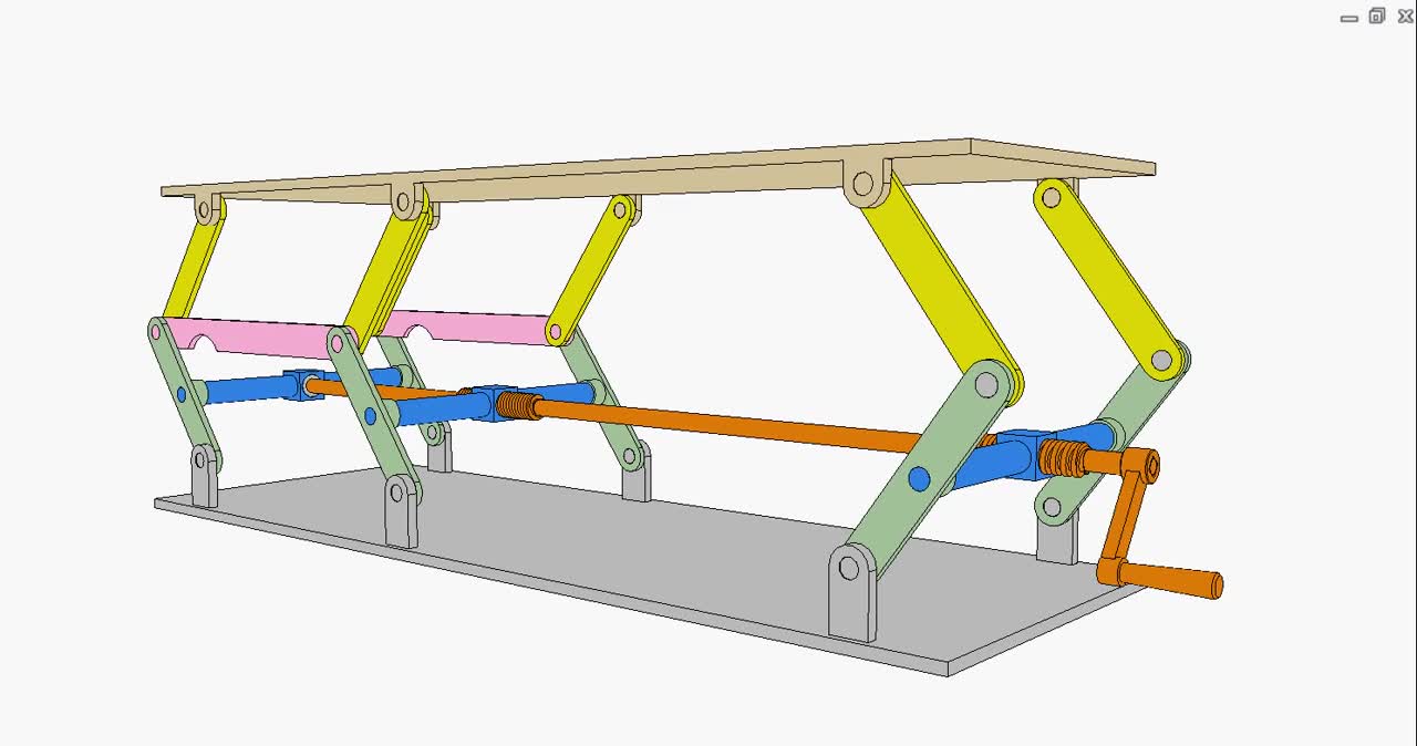 0005 - Lift of double parallelogram mechanism 2