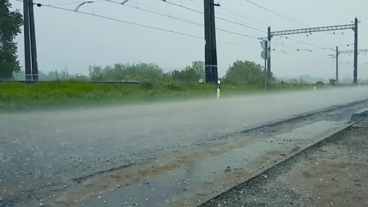 EPIC THUNDER AND TORRENTIAL RAIN.