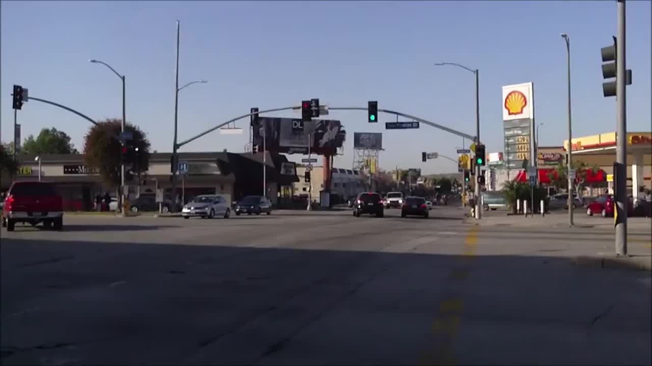 Walk Los Angeles, California, Wilshire to San Vincente