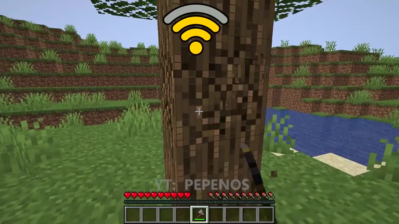 minecraft tree with different Wi-Fi