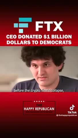 FTX CEO Donated $1 Billion to Democrats