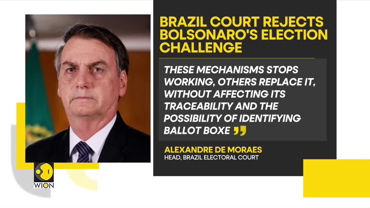 Brazil judge fines Bolsonaro's party, court quashes his election challenge