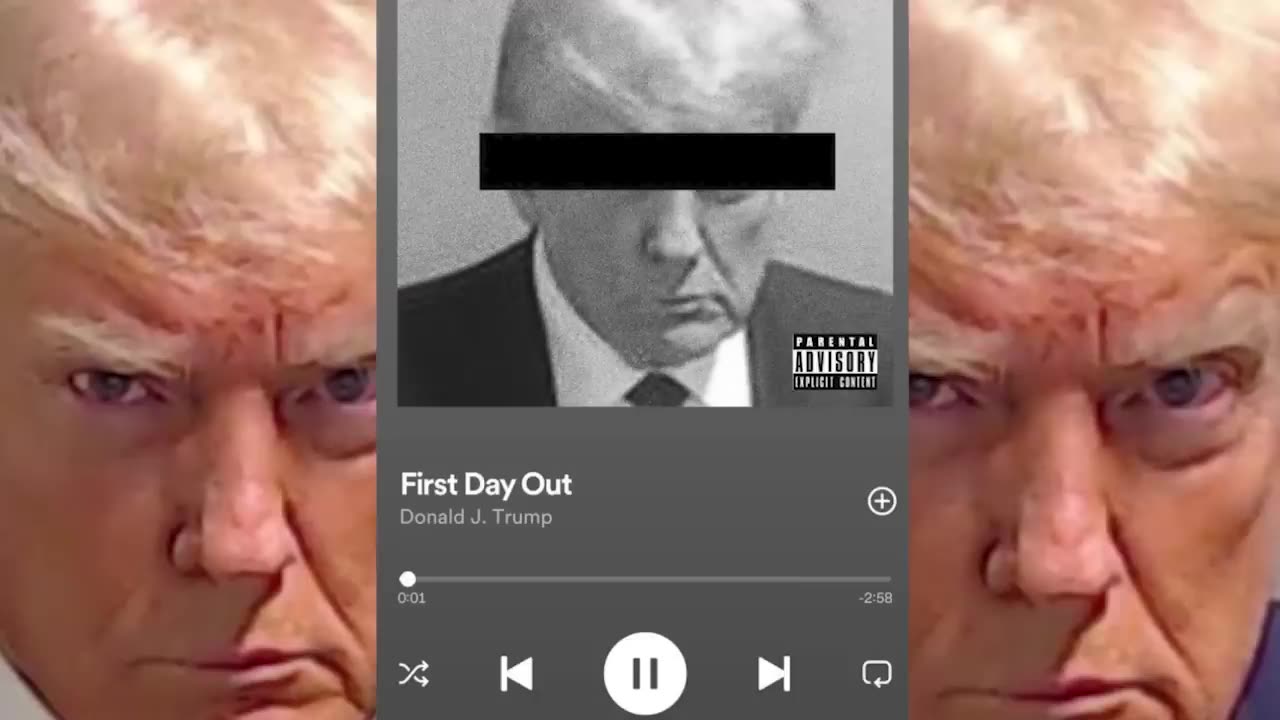 Donald trump __ first day out ( rap song )