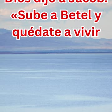 "Instrucción divina: Regreso a Betel" Génesis 35:1.#shortsvideo #shorts #youtubeshorts #ytshort #yt