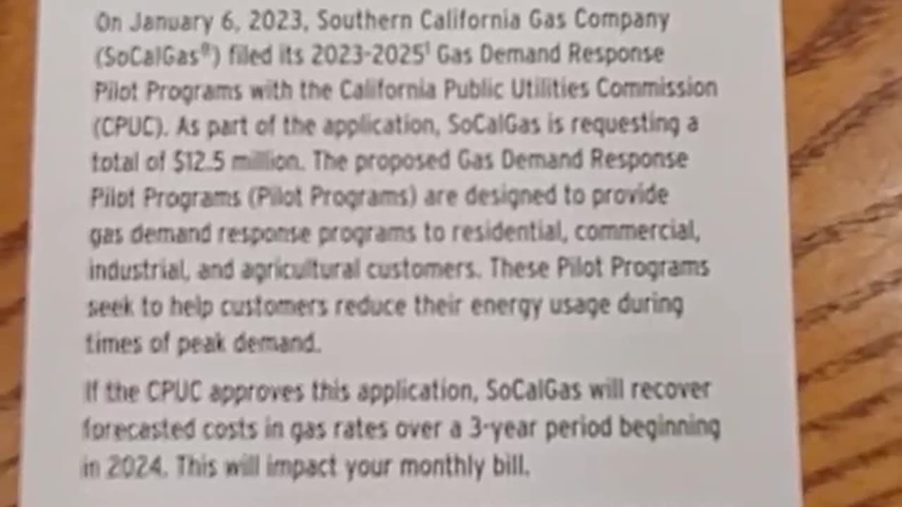 Part Deux - SoCal Gas screwing over customers