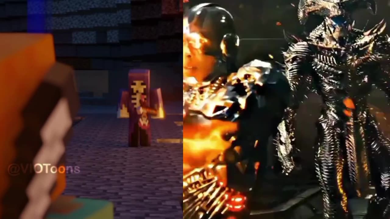 Minecraft heroinbrine vs dcu Superman coolest moment