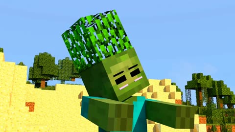 Zombie life, Minecraft animations video