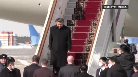 Chinese President Xi Jinping Arrives In Moscow To Meet With Russian President Vladimir Putin