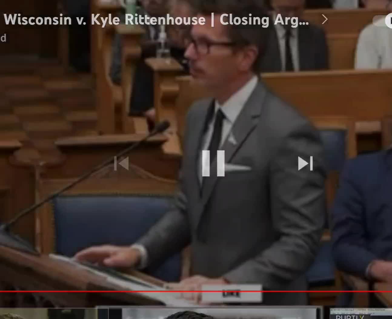 Prosecution acknowledges Rittenhouse had a right to defend himself.