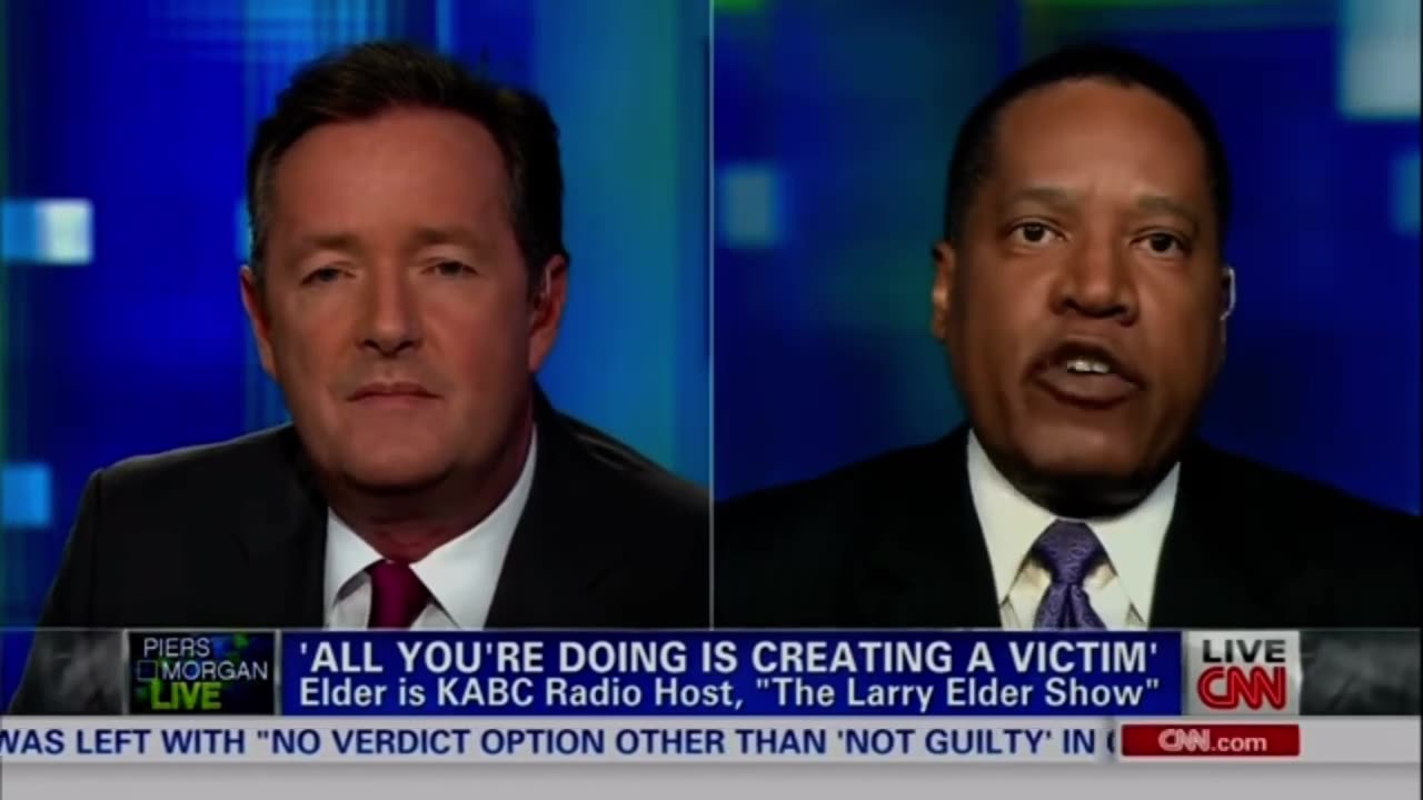 Larry Elder Intellectually Bodyslams Piers Morgan, Trayvon Martin Zimmerman Case