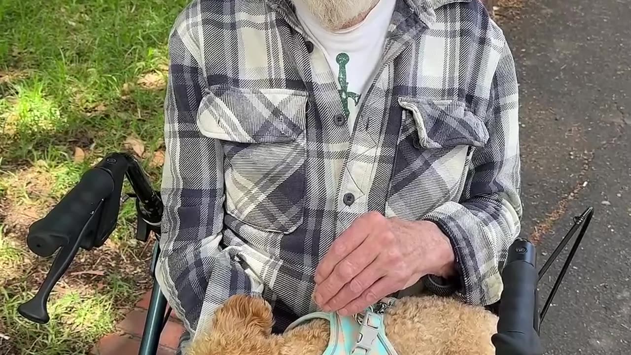 Nursing Home Neighbor Becomes Poodle's Best Bud