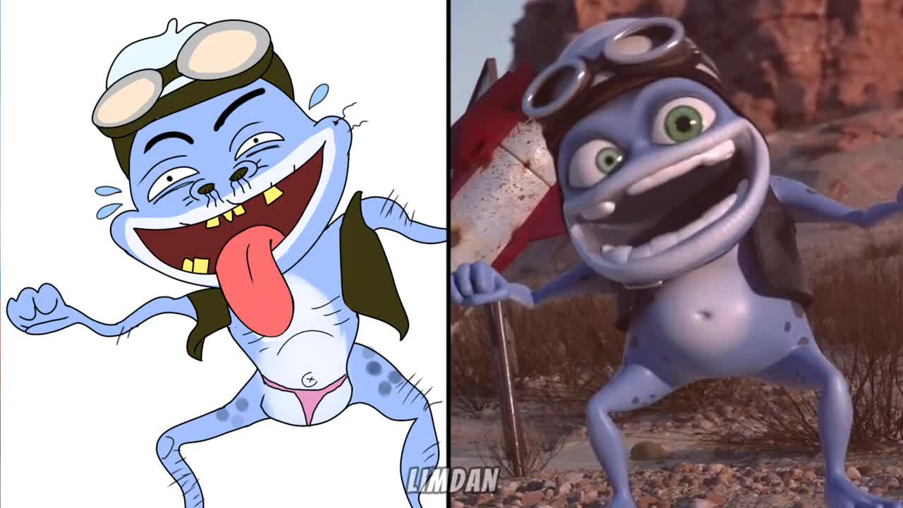 Funny Crazy Frog Tricky Drawing Meme Crazy Frog