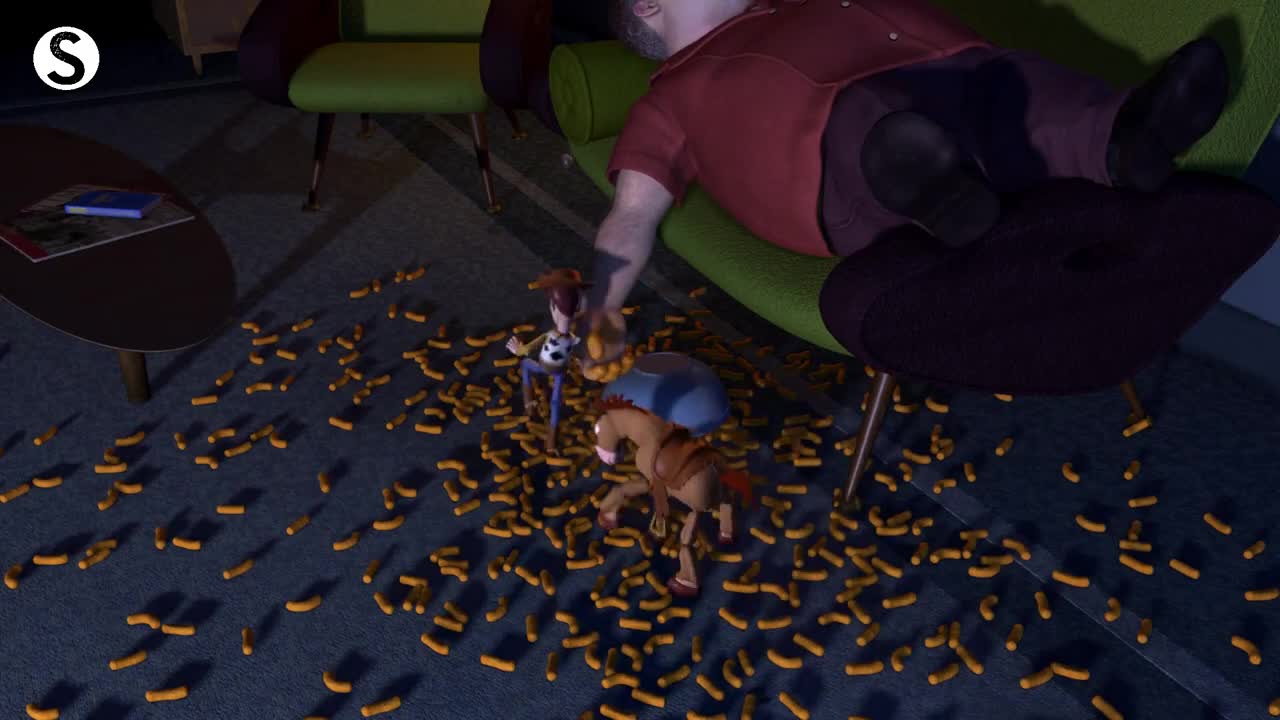 Toy Story 2 Cheetos Scene