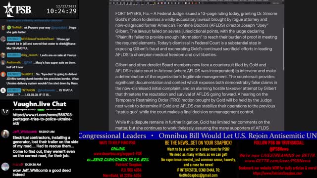 2022-12-22 09:08 EST - Straight Shootin': with Thumper