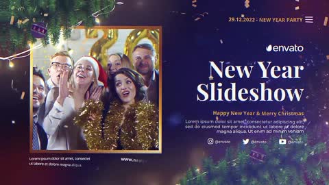 Videohive New Year Party 2023 – Free After Effects Template