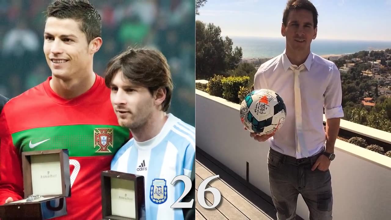 Cristiano Ronaldo CR7 vs Lionel Messi Transformation
