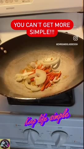 NOT YOUR SHRIMP STIR FRY