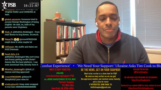 2022-02-28 15:00 EST - The Common Sense Show: Guest Kari Donovan @3:30P ET with Derek & PATRIOTski