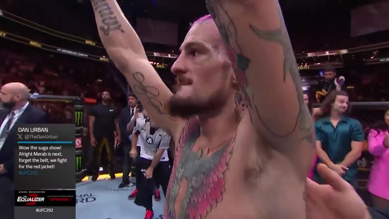 Sean O’Malley KOs Aljamain Sterling at UFC 292