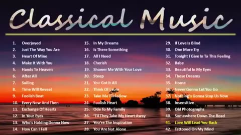 Classic Music | Old Songs | Sentimental Love Songs