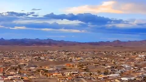 Sunset Havasu from up the hill