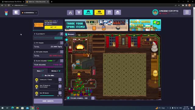 Crypto Mining Game | Web Browser Based | Gaming To Earn Crypto | Rollercoin | Overview/Review |