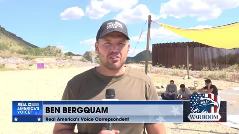 Ben Bergquam Live From Joe Biden And Kamala's Unsealed Border Wall