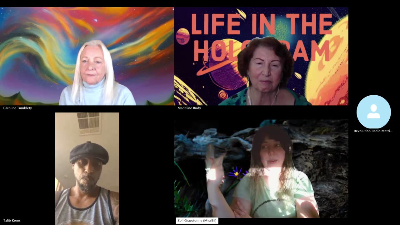 Life in The Hologram with our guest Zo'i Graestonne and Talib Jensen Part One