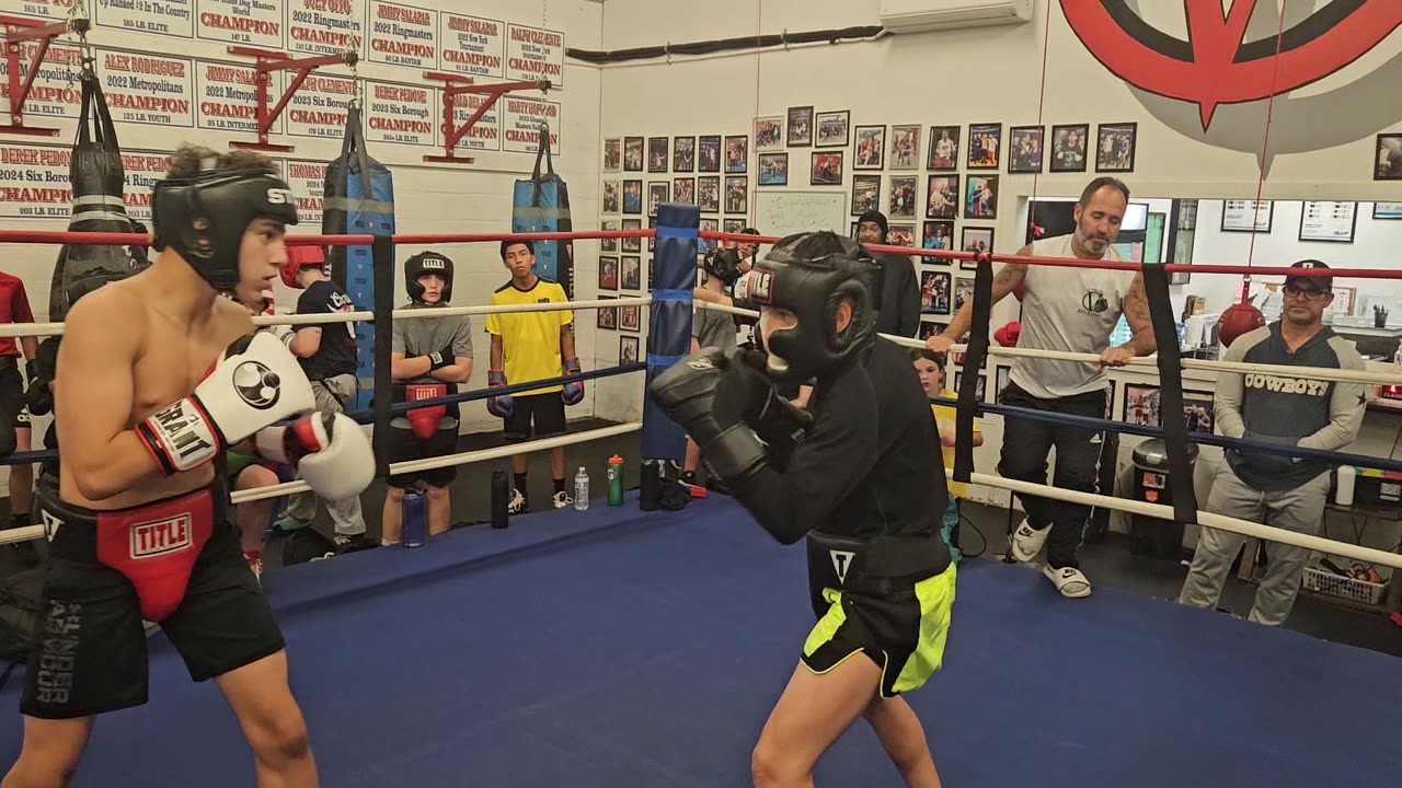 Joey sparring Eddie 1. 10/10/24