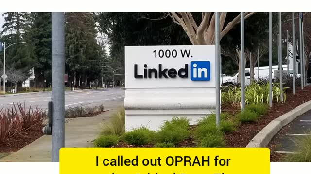 Poor Oppressed Oprah! LinkedIn Censors Me!