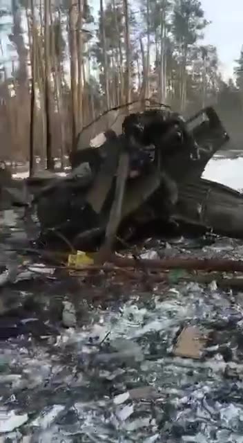 Russian Transport Hit Landmine