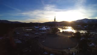 The Catalina Sailboat Loaded Up at Tahoe Keys Marina - Drone Footage