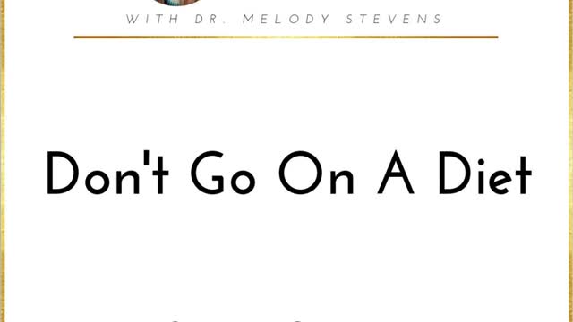 Healthy Christian Women Podcast: Season 2 Episode 3-Don't Go on a Diet