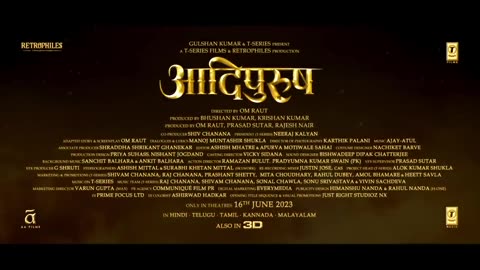 Adipurush (Official Trailer)