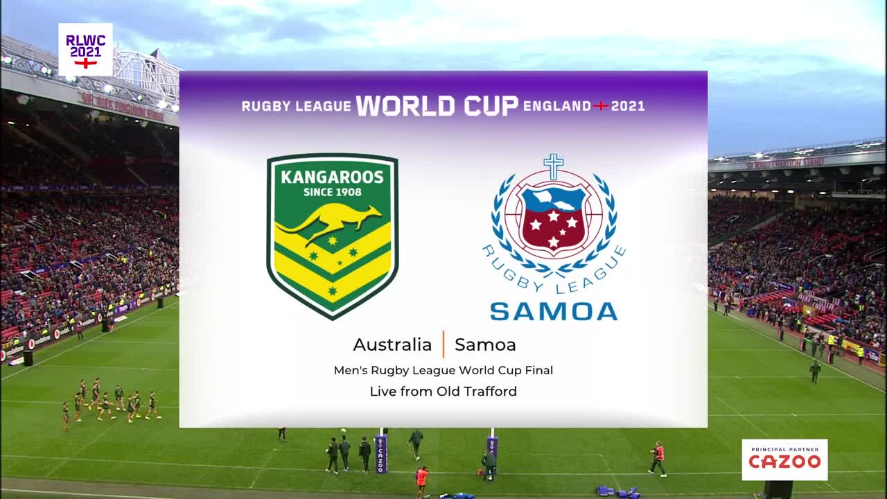 Australia meet Samoa in Rugby League World Cup final _ Cazoo RLWC2021 Match Highlights