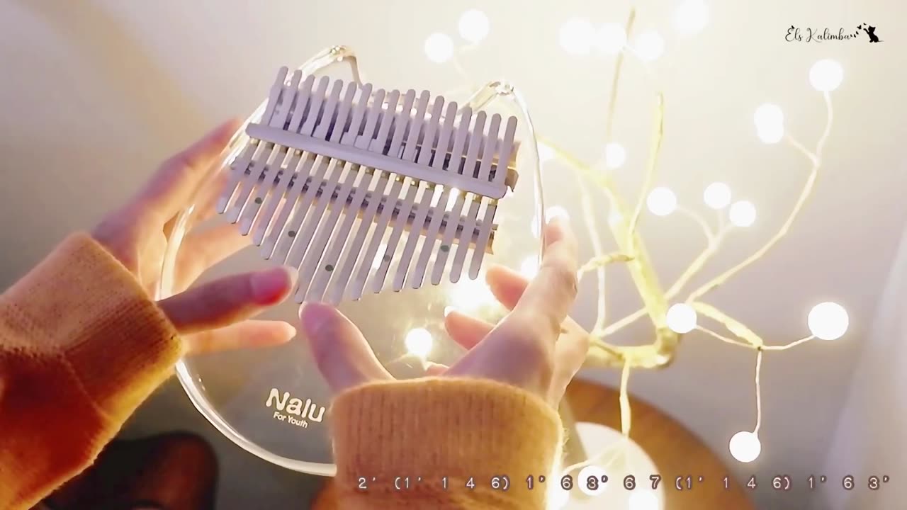 YOASOBI - Gunjou (群青) Relaxing Kalimba Cover with Number Tabs by Els Kalimba