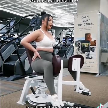 USE THE HIP ADDUCTION MACHINE- FEMALE GYM WORKOUTS