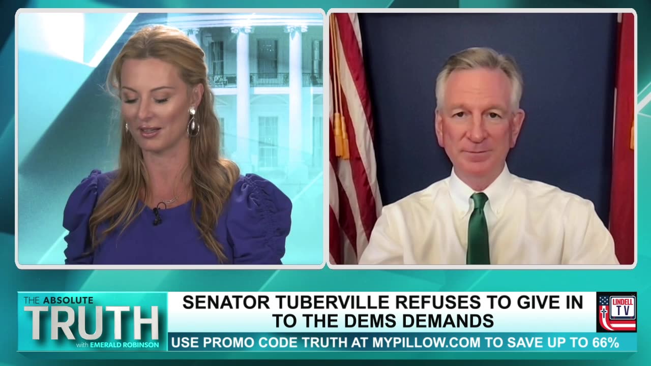 SENATOR TUBERVILLE SPEAKS OUT ON HOLDING UP MILITARY PROMOTIONS