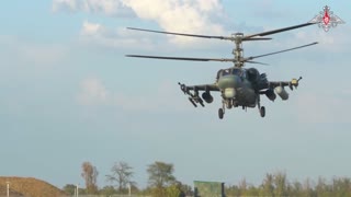 deNAZIfication - Ka-52 attack helicopter crews destroy AFU / NAZI strongpoint