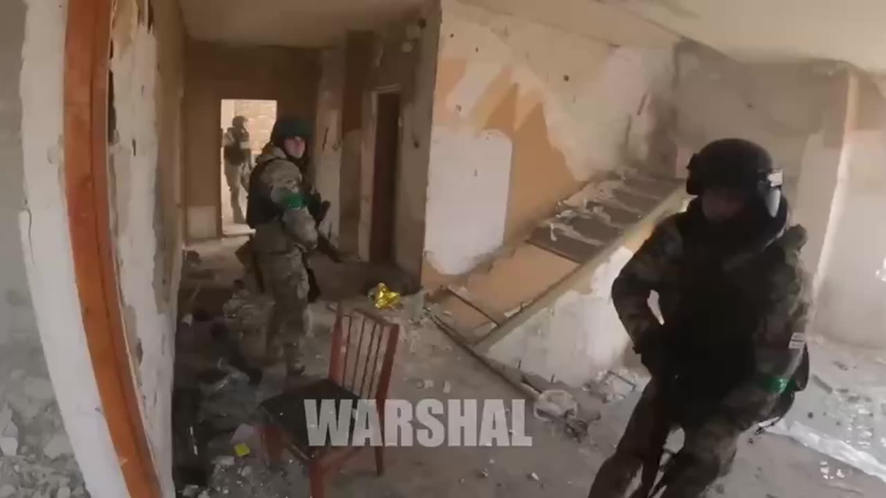 Georgian partisans in Bakhmut.