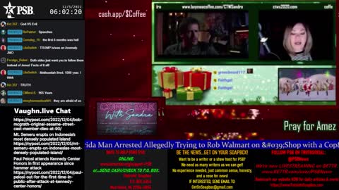 2022-12-05 05:00 EST - Coffee Talk : with Sandra