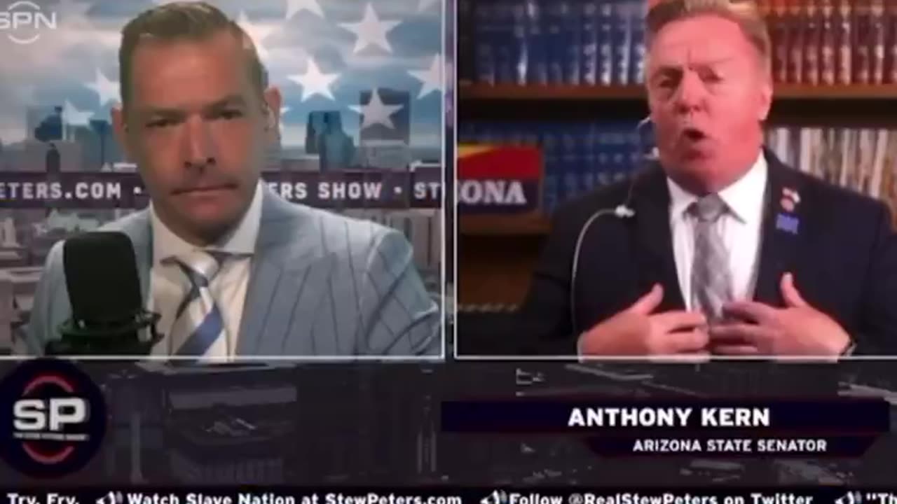 Anthony Kern banned by Jews from TV Studio because he went on the Stew Peters Show