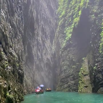 Canyon in the Village of Pingshan in Hubei China #naturalbeauty