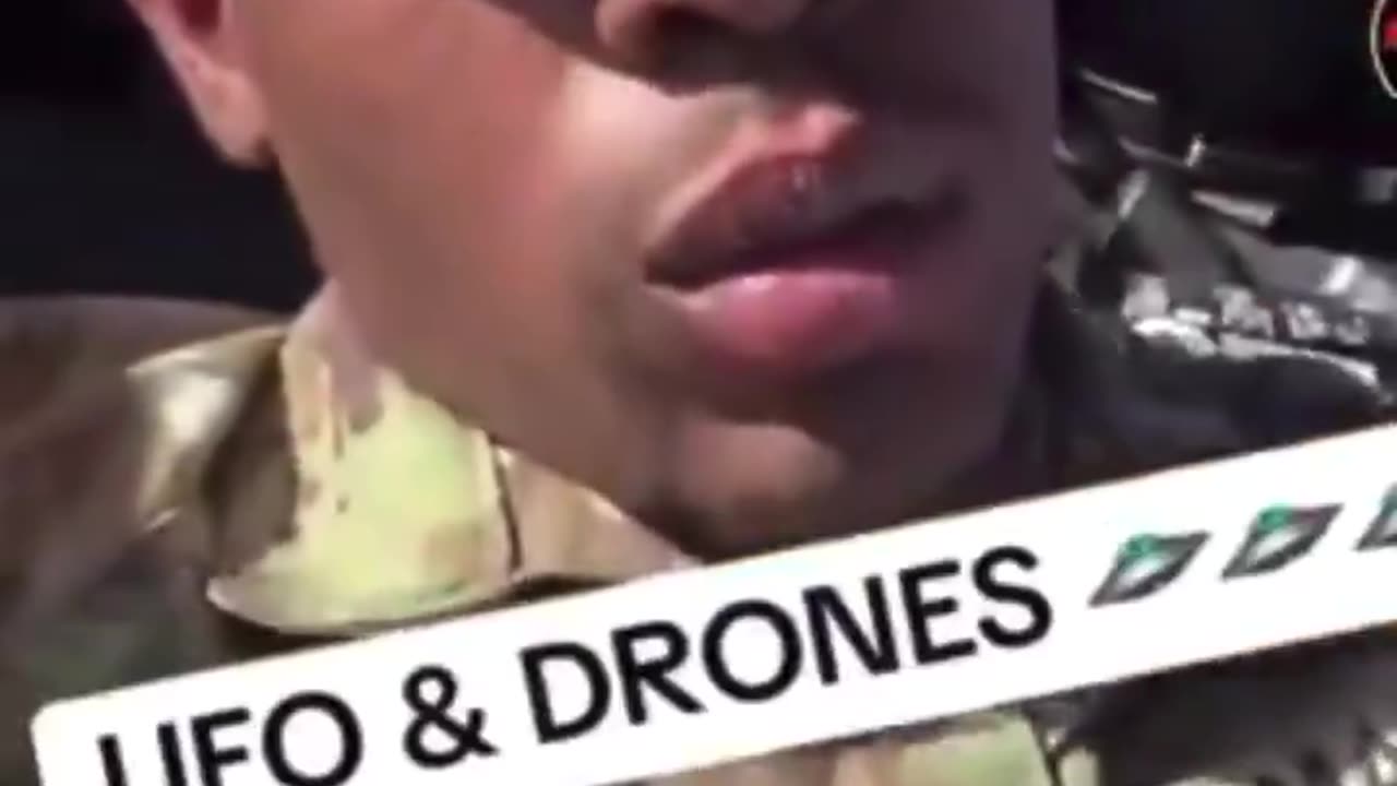 Soldier claims that we are launching the drones and that the orbs are the “aliens”.