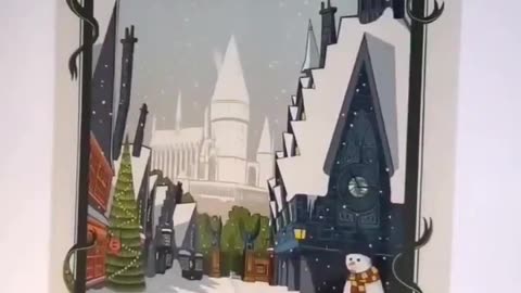 Christmas At The Wizarding World Of Harry Potter #harrypotter #universalstudios #minalima